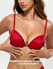 Sujetador Push Up de Wingslove para Mujer, con Escote Profundo, Aros y Multiusos, Realza 2 Copas 5