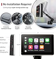 Vista 21 de Car and Driver INTELLIDASH PRO - Pantalla táctil IPS inalámbrica con Bluetooth, SiriusXM, Siri Assistant. Soporte para parabrisas de tablero