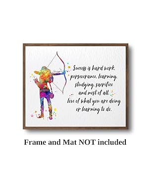 Amazon.com: Dignovel Studios 13X19 Unframed Archery Sports