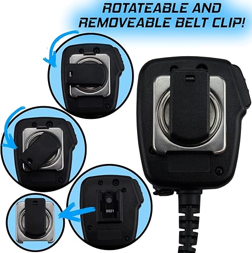 Miniatura 4 de Titan brand-waterproof Micrófono Altavoz de radio para Motorola HT1000, JT1000, MT2000, GP900, gp9000, MTS2000, MT6000, mtx838, mtx900