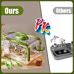 Mostop Kit de culture de plantes pour enfants - Kit de culture de serre de jardinage pour enfants avec irrigation par drip et croissance des lumières, science STEM Jouets Terrarium Kits pour Garçons Filles 4-8 ans Ensemble de jardinage