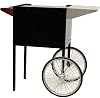 Paragon - Manufactured Fun Professional Series Medium Popcorn Cart for 6 and 8-Ounce Poppers, Black, 3070710