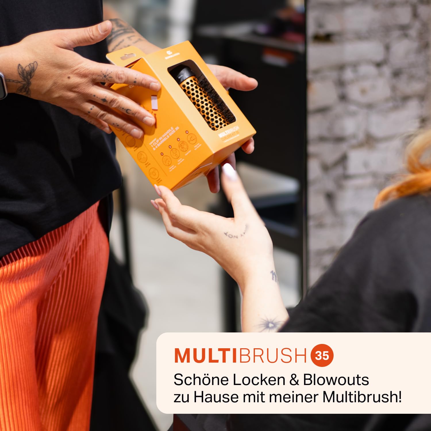 Olivia Garden Multibrush Curlers Kit - 4 Aufsätze & 1 abnehmbarer Griff - Perfekt für Locken und Volumen