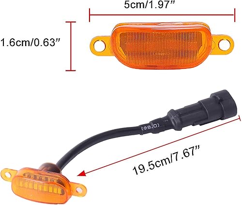 Miniatura 5 de BASIKER Luces de parrilla delantera automática para Ford F150 F250 F350 2004-2019 decoración LED externa  Paquete de 3 lentes ámbar