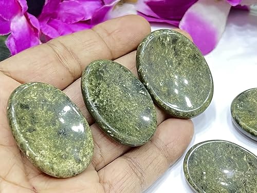 Miniatura 7 de GEMSCITE Piedras antiestrés del pulgar metafísicas con gemas preciosas para sanación con cristales Reiki, para hombres y mujeres, regalo Feng Shui,