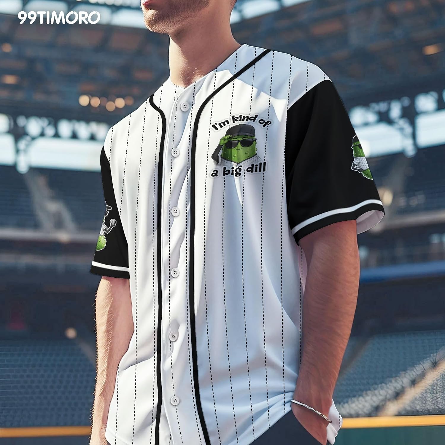 99TIMORO Scary Movie Characters Halloween Baseball Jersey for Men Women