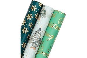 WRAPAHOLIC Mini Christmas Wrapping Paper Rolls