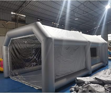 CNCEST Inflatable Paint Booth Portable Spray Booth, Upgraded Air Filter System, Car Painting Tent, Polishing, Waxing Coating Job Tent