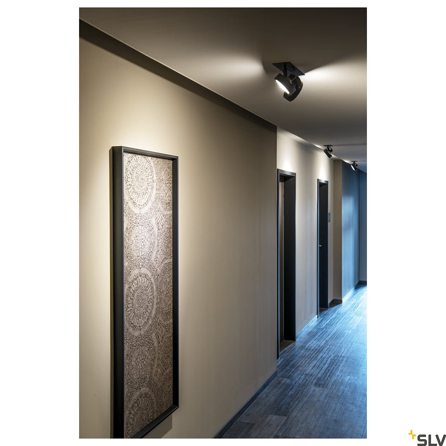 SLV KADUX LED Einbaustrahler, Schwenkbar & Dimmbar – Deckenstrahler 1-fach, GU10 Fassung, Weiß