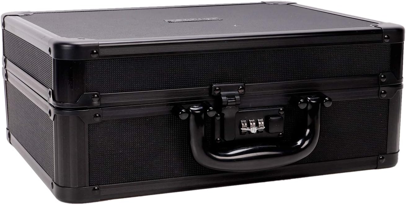 Vaultz Locking Nintendo Switch Case, Carrying Case Organizes