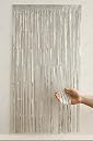AMFIN (Pack of 34) Backdrop Bliss Birthday Decoration DIY Kit with Balloons, Fringe Curtain and Banner - Light Blue, Silver & Dark Blue gallery image