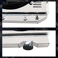 Vista 4 de CU251 Radiador de aluminio de 4 filas para Ford Falcon Mustang Comet Ranchero 1960-1966, para Mercury Comet 1961-1965, para Mustang V8 1965-1966