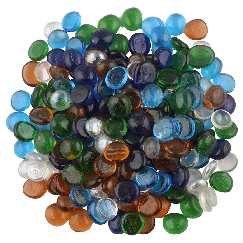 OhhSome 500GM Pebbles Stone for Glass Filler, vase Fillers and Home Garden Décor Polished Round Marble Pebbles (STONE-51-[500GM]TRANS|GLASS|MIX|10738OB$) (B09HQKXMXT) Amazon Price History, Amazon Price Tracker