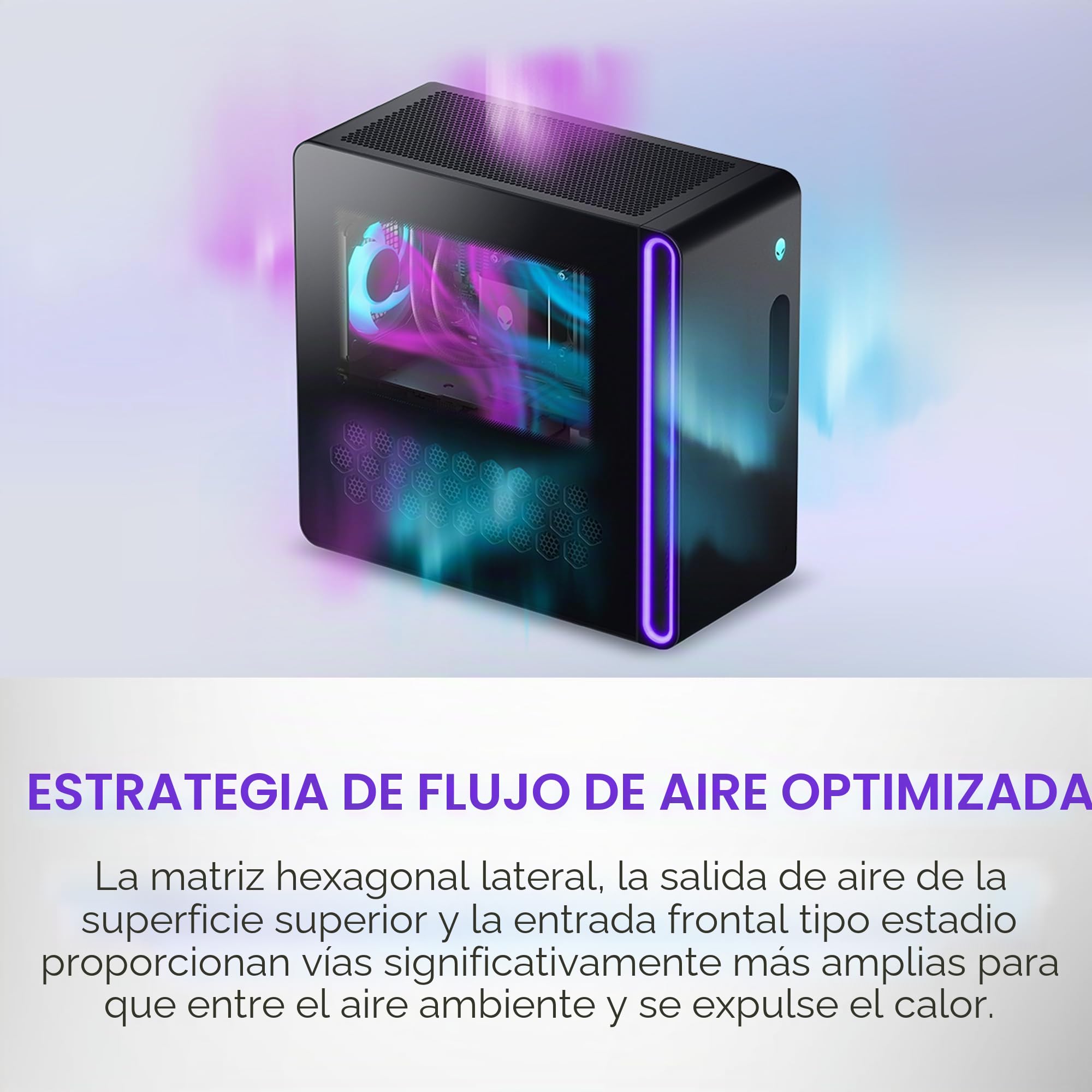 Alienware Aurora Gaming Desktop ACT1250 - Procesador Intel Core Ultra 7 de 265 KF, refrigerado por líquido, NVIDIA GeForce RTX 5070, 32 GB DDR5 RAM, 2 TB SSD, 1000 W Platinum Rated PSU, Win 11 Home