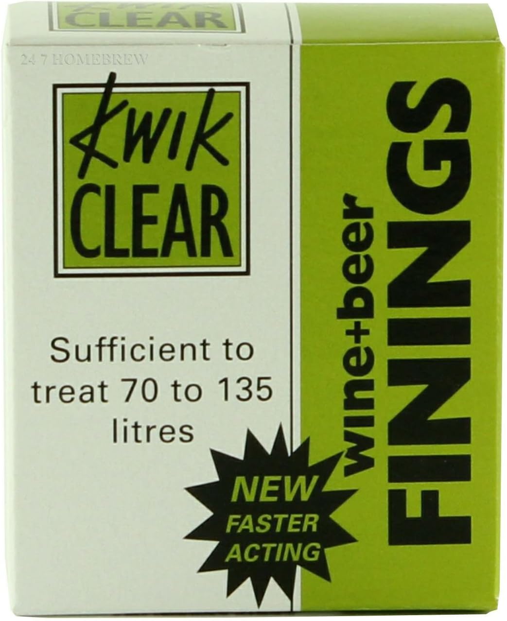 Kwik Clear Finings sufficient for 135L