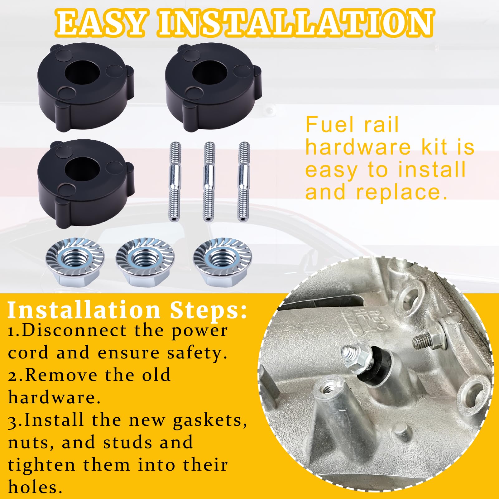 Amazon.com: Fuel Rail Hardware Kit Compatible with 1998-2001 Honda