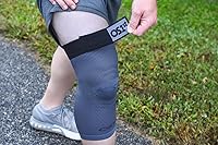 Vista 6 de OrthoSleeve KS7+ Adjustable Knee Brace for perfect fit to relieve knee pain, tendonitis pain, swelling and reduce inflammation