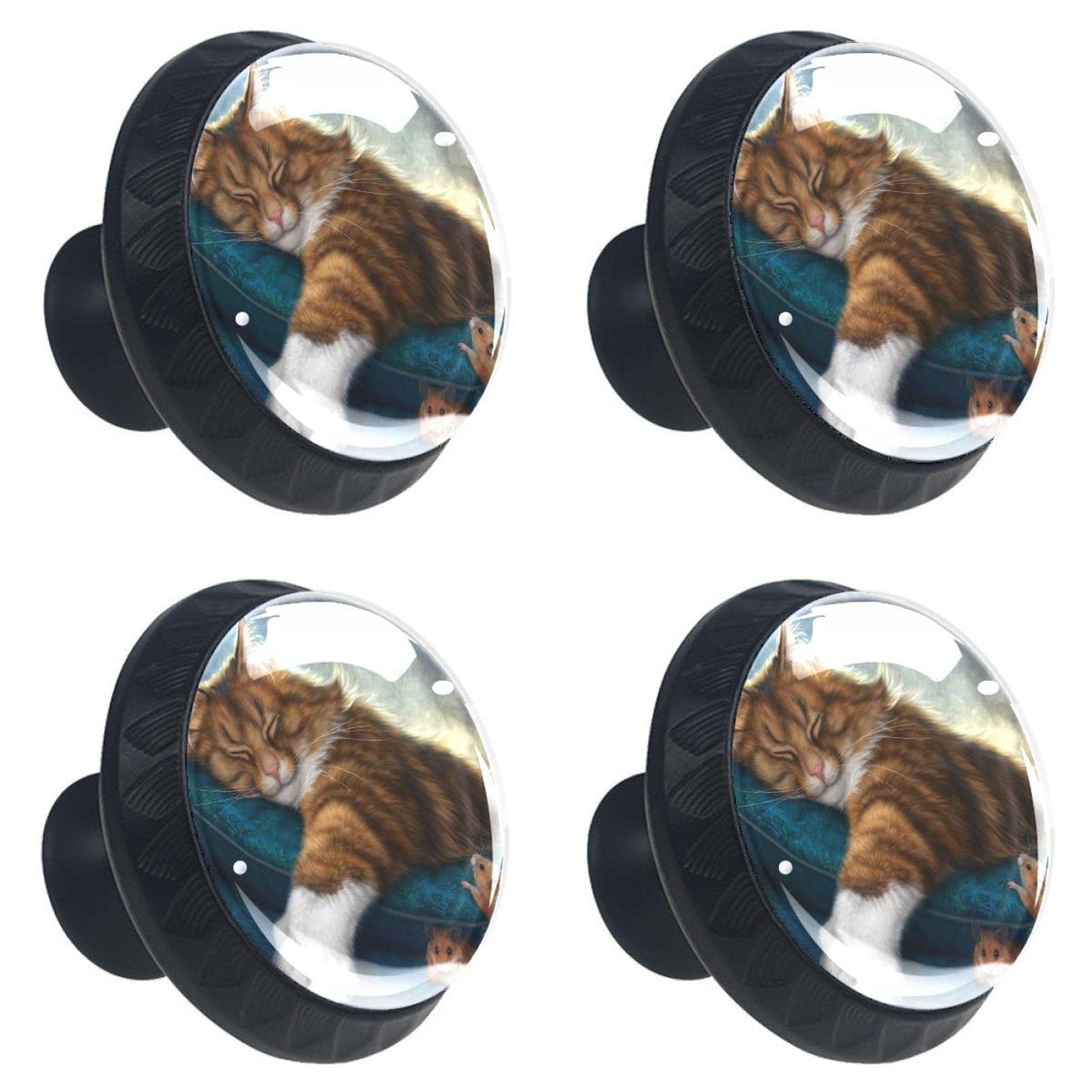 Poignées de tiroir chat pour relooker facilement un meuble de bureau fade