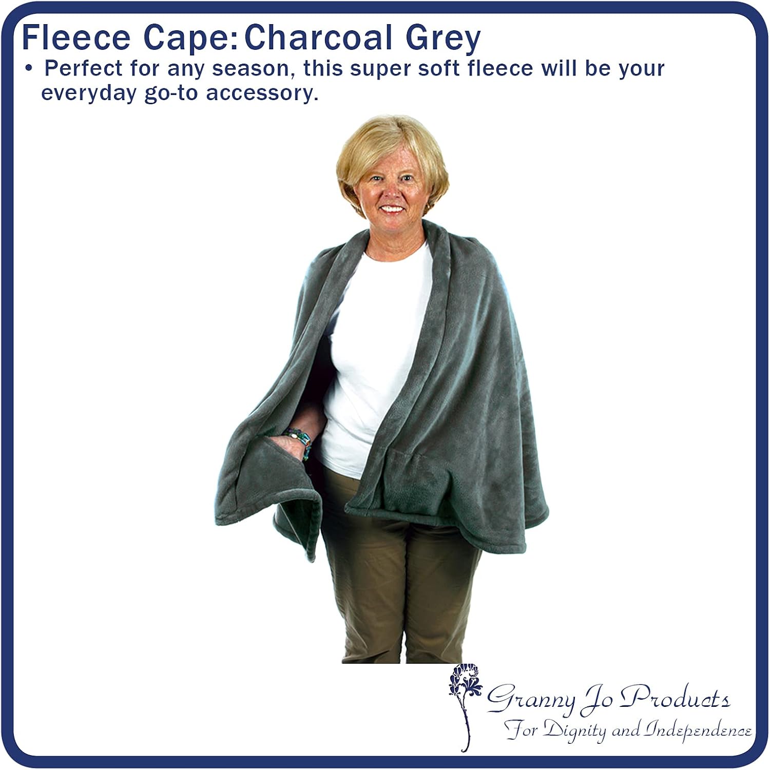 Granny Jo Products Fleece Cape - Image 6