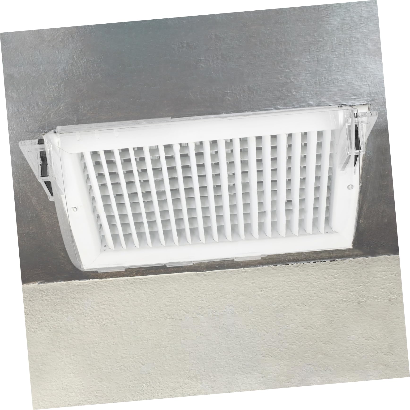 POPETPOP Cubiertas de Ventilación Magnéticas Ajustables de Plástico para Deflectores de Aire Seguros Diseño Minimalista y Apariencia Elegante para Uso en Paredes y Techos