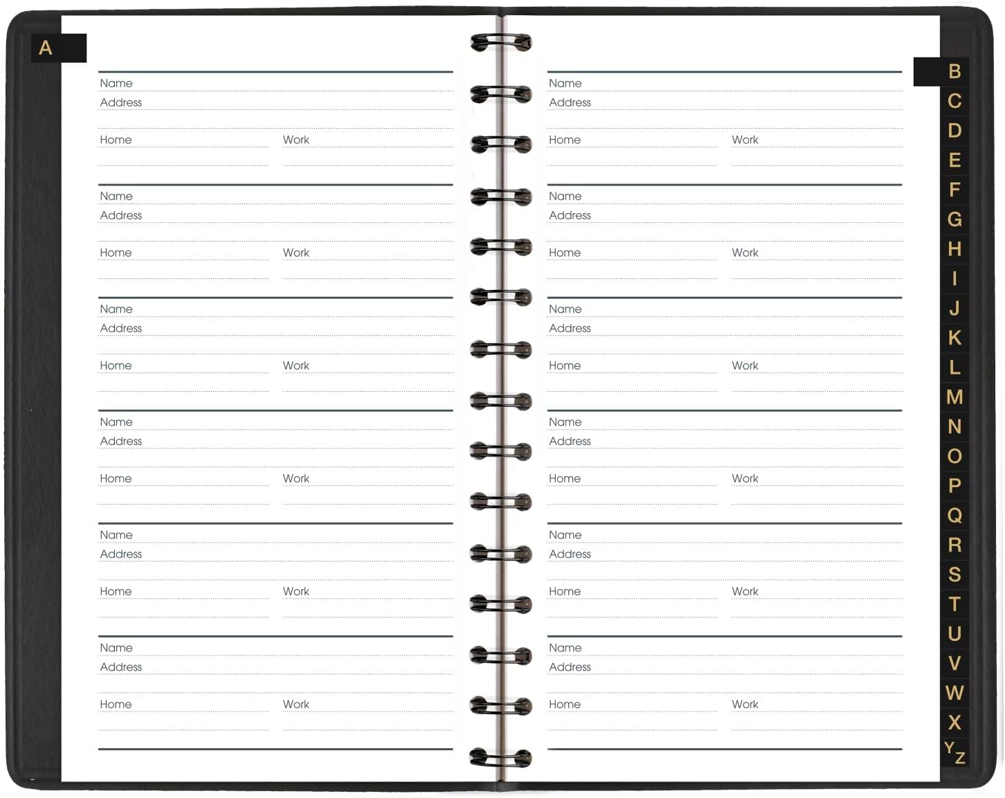 AT-A-GLANCE 2025 Appointment Book Planner, Weekly, 5" x 8", Small, 13 Months, Black (701000525)