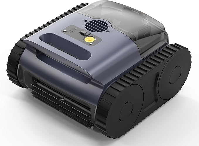 (2026 Upgrade) Pool Vacuum for Inground Pool & Above Ground Pool, Cordless Pool Cleaner with Smart Navigation, Self-Parking, LED Indicator, Wall&Waterline Cleaning Pool Robot up to 2150 Sq.ft