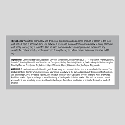 Miniatura 2 de Piping Rock Crema de retinol para rostro 4 oz  Hydro Gel Hidratante  Cuidado de la piel