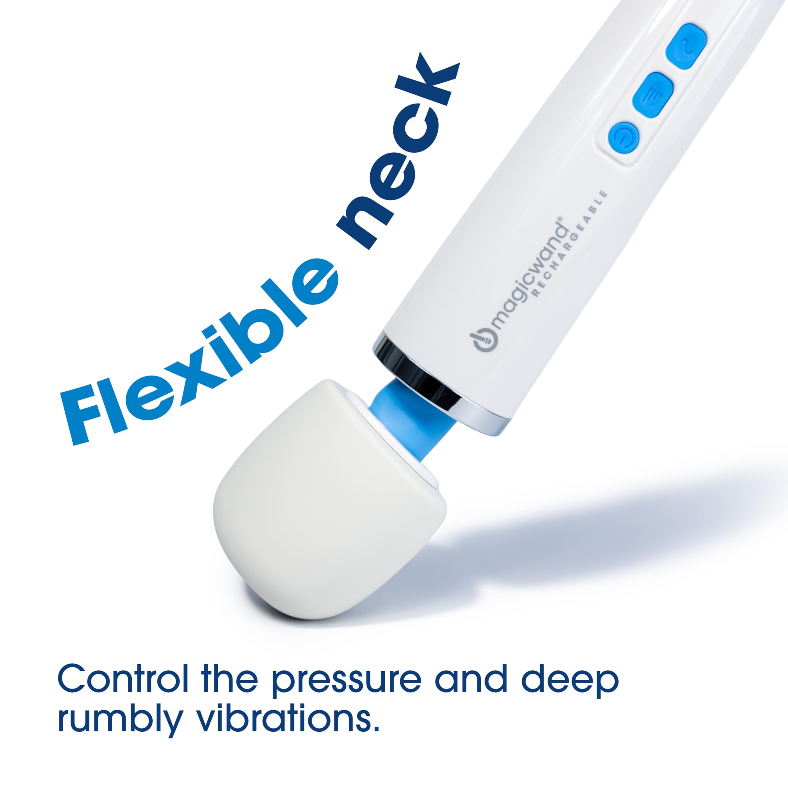 Magic Wand HV-260 â Handheld Plug-in 2-Speed Personal Vibrator & Massager for Women, Men, & Couples â Delivers Targeted, Deep Rumbly Power and Continuous Use: Rechargeable