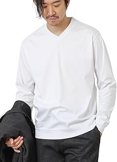 [ノーリーズ] グッドマン 《ビジカジ対応》シルケットスムースドレスL/S V Tシャツ 25AW 5-0622-5-53-602