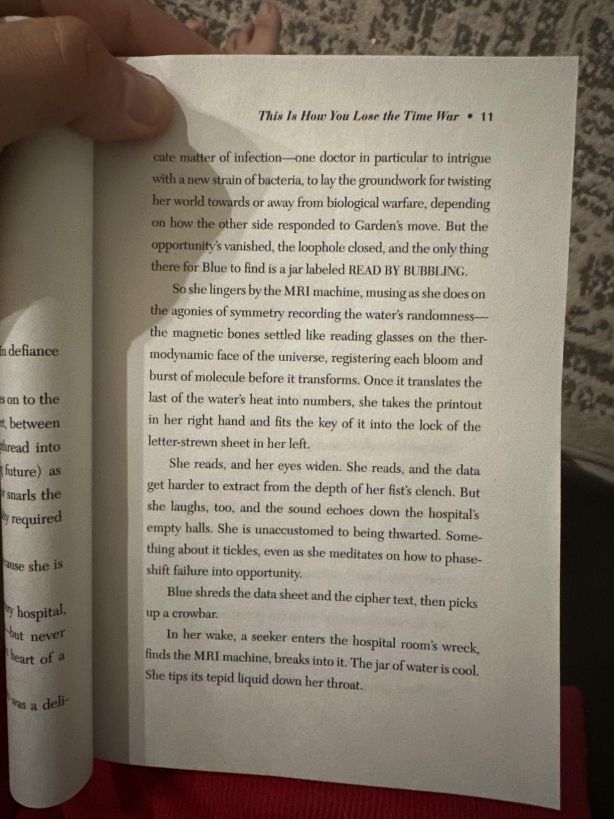 The writing style is SO pretentious