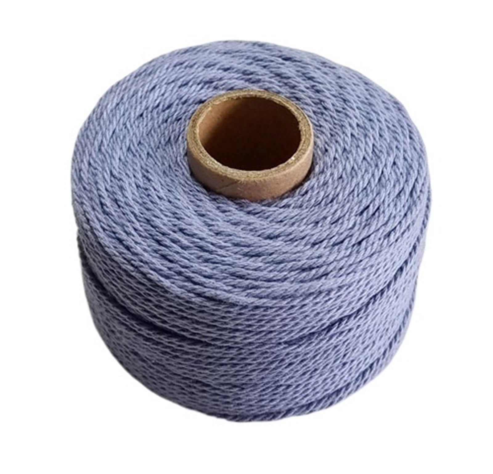 Cotton Macrame Cord Colourful Cotton Rope 80m/roll Twine Macrame Cords String Thread For Party Wedding Decoration Accessory DIY(Purple)