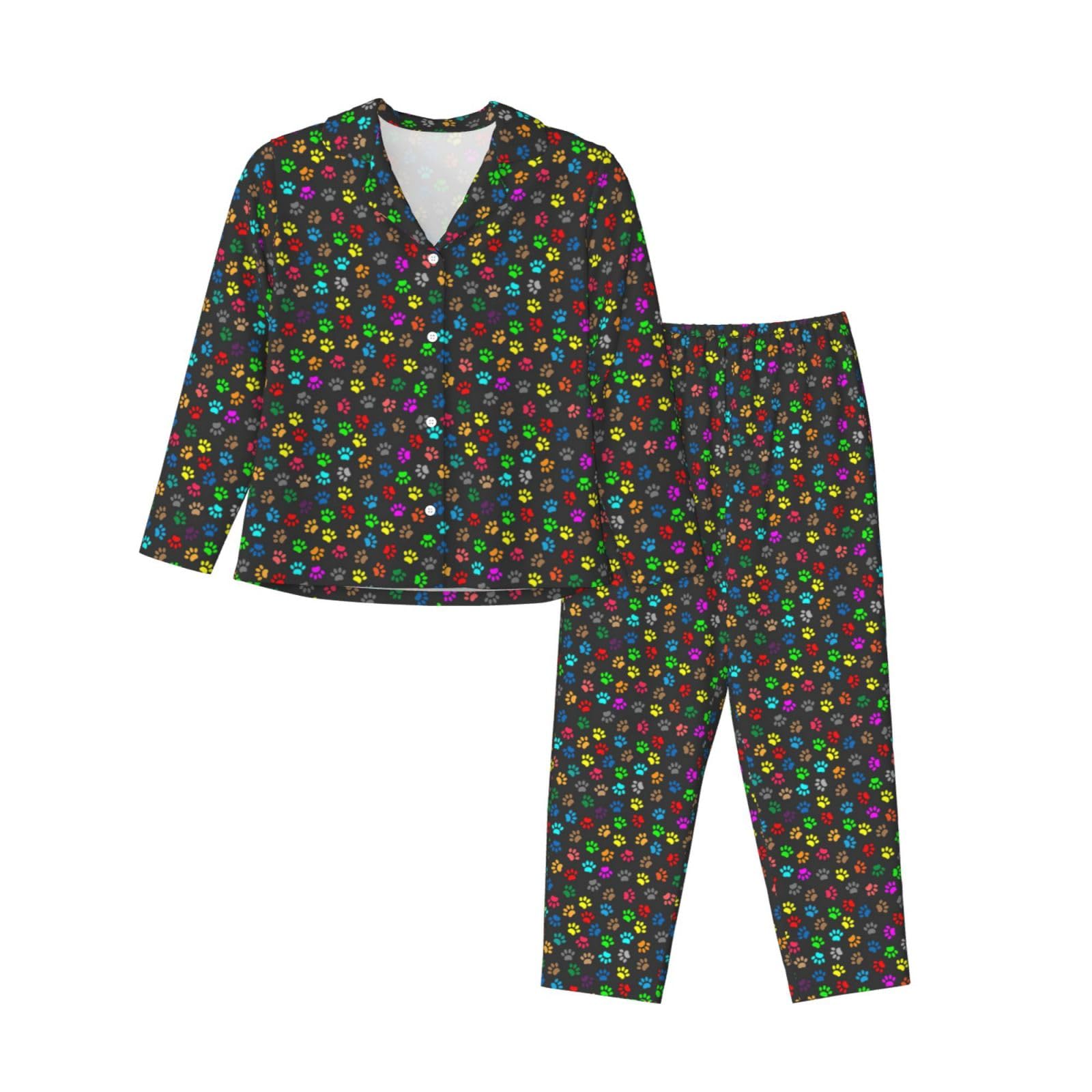 Pyjama à manches longues imprimé pour vos soirées cocooning à la maison - 8