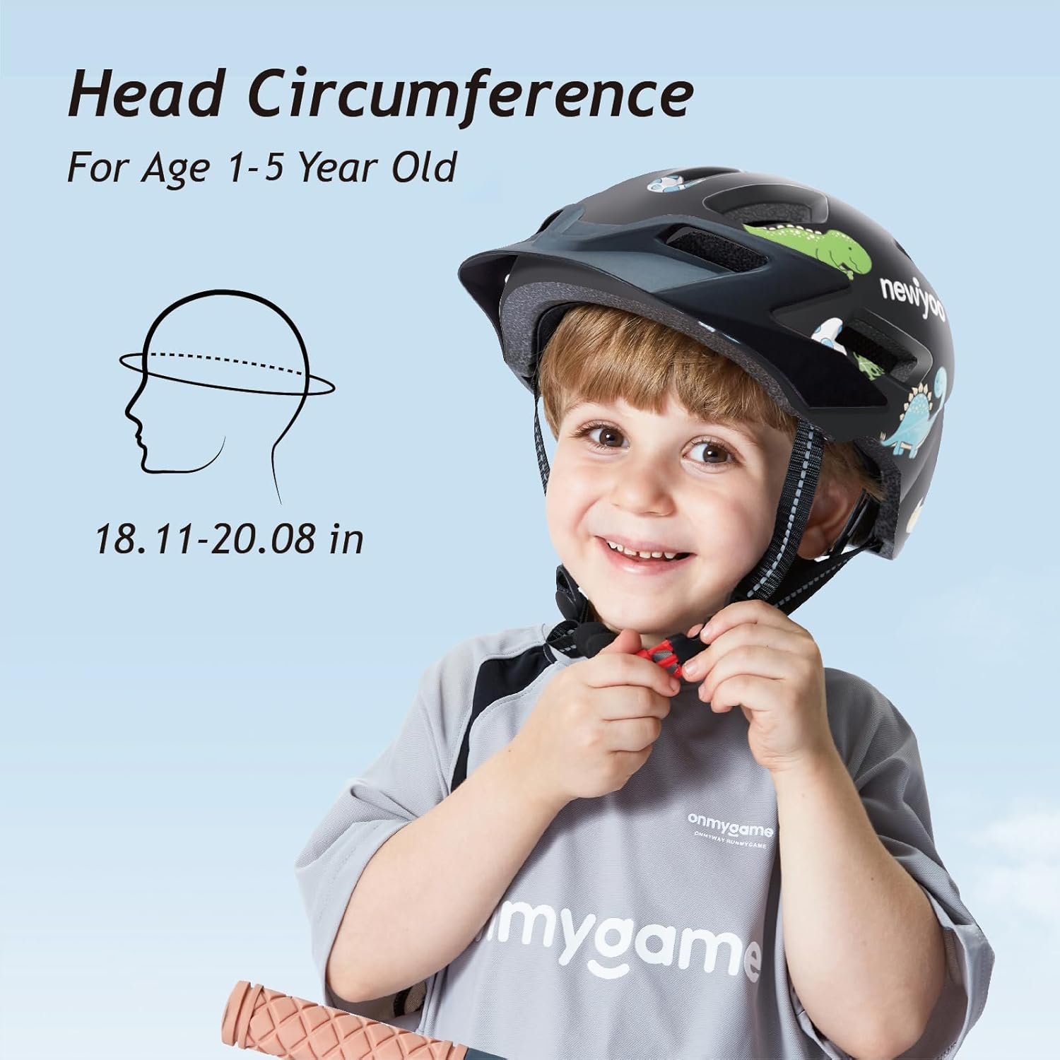 newyoo Toddler Tricycle with Helmet, Toddler Bike, Tricycles for 1-3 Year Olds, Kids Bike Helmet for 1-5 Year Olds, Green