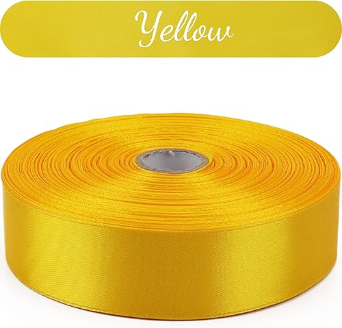 Miniatura 61 de Cinta de oro rosa de 1-1/2 pulgadas, para envolver regalos, 50 yardas, corona de fiesta de boda, costura, accesorios para el cabello, decoración