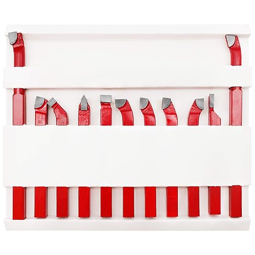 Juego de 11 Fresas de Carburo 5/16" para Metal y Torno CNC miniatura 7