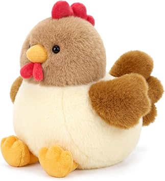 PEACH CAT Chicken Stuffed Animal 7" Cute Plushies Birthday Gifts for Kids