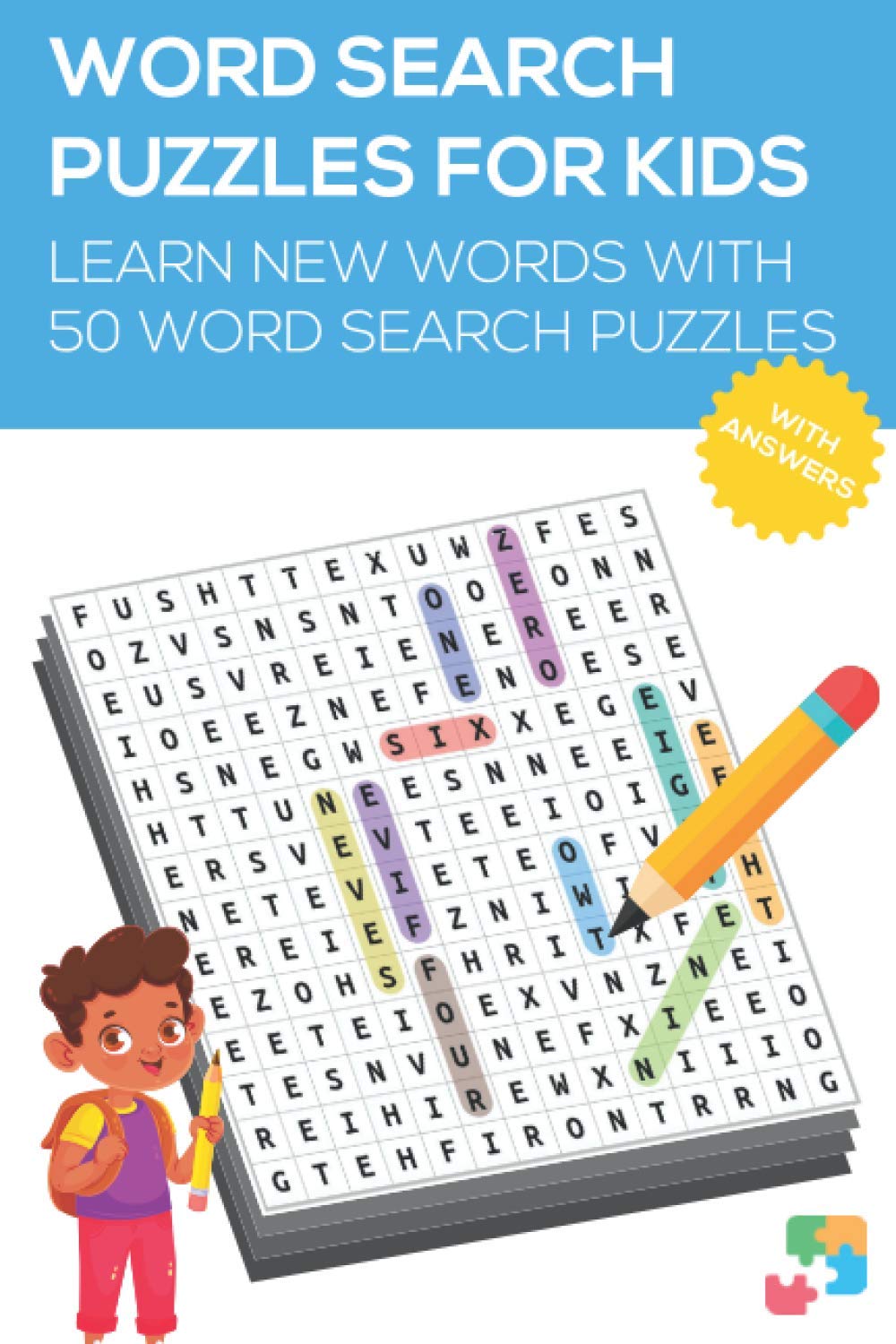 Word Search Puzzles For Kids: Learn New Words
