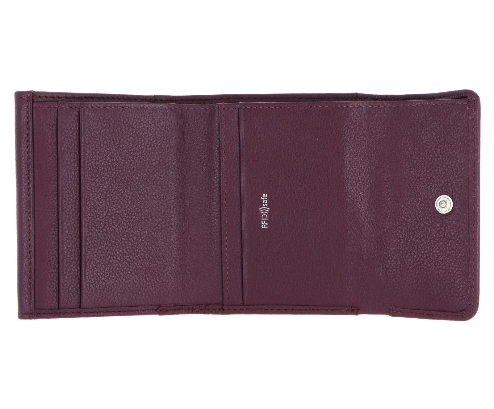 Golden Head Leder Geldbörse Madrid RFID Protect Überschlagbörse 1176 Aubergine dunkelviolett