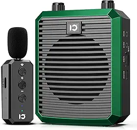SHIDU Amplificador De Voz Com Microfone Lapela Sem Fio, Alto-Falante Portátil Fio 2.4G, Pessoal Recarregável Para Professores, Treinamento Em Sala Aula