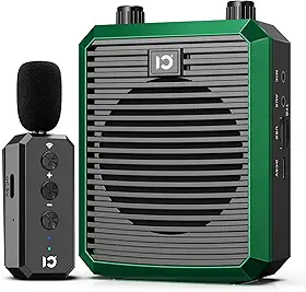 SHIDU Amplificador De Voz Com Microfone Lapela Sem Fio, Alto-Falante Portátil Fio 2.4G, Pessoal Recarregável Para Professores, Treinamento Em Sala Aula