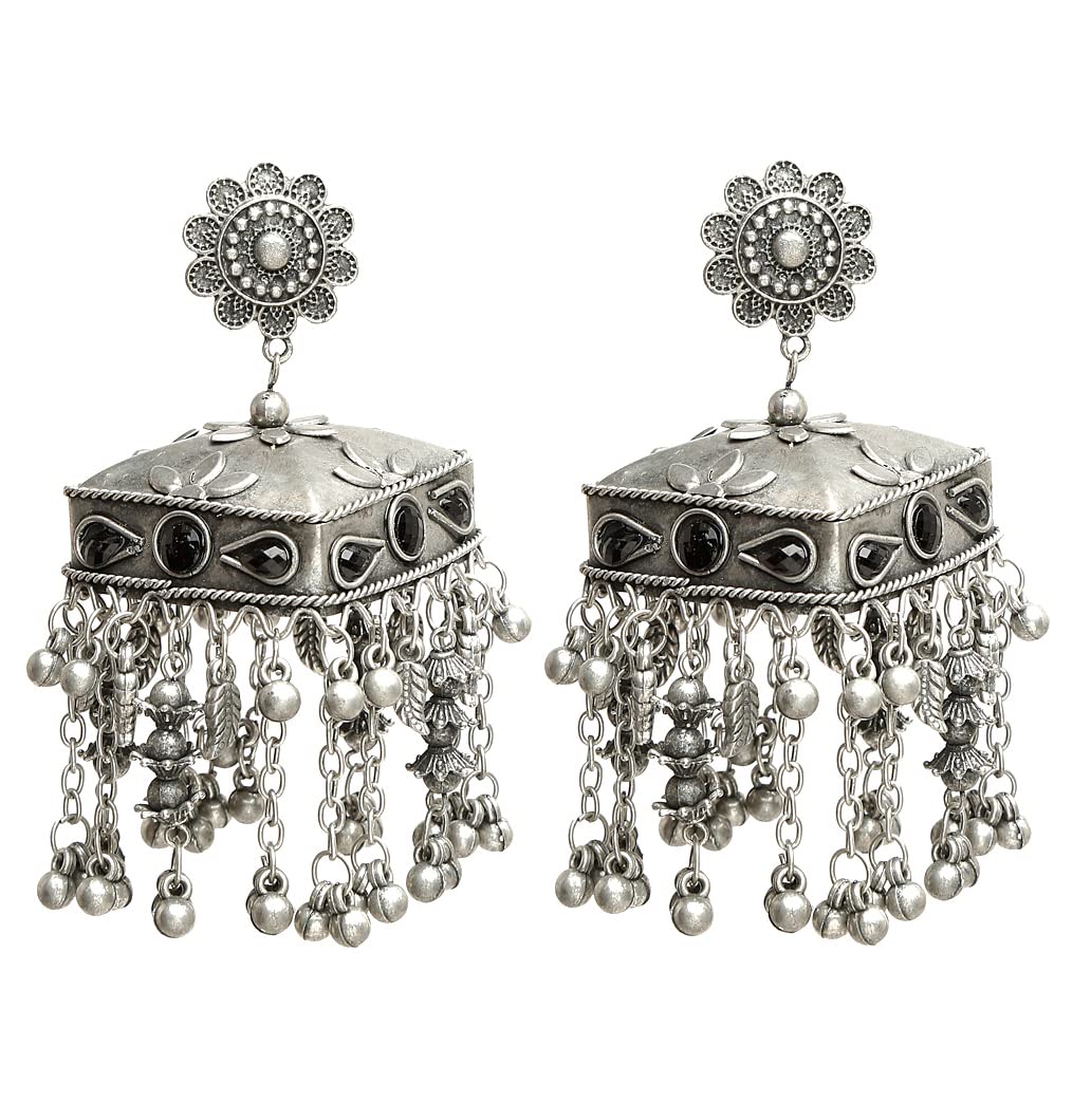 See full amazon price history chart for YouBella Jewellery Celebrity Inspired Oxidised Silver Big Size Jhumki Earrings for Girls and Women (Style 1) YouBella Jewellery Celebrity Inspired Oxidised Silver Big Size Jhumki Earrings for Girls and Women (Style 1) (B0BHX18FJ3) Amazon Price History, Amazon Price Tracker