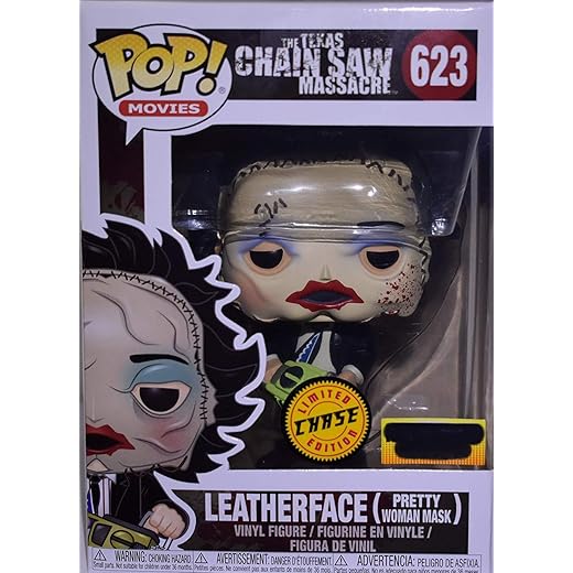 Funko Pop! Movies: The Texas Chainsaw Massacre - Leatherface [Pretty Woman Mask] #623 - Chase Variant H.t. Exclusive! [Extremely Rare!]