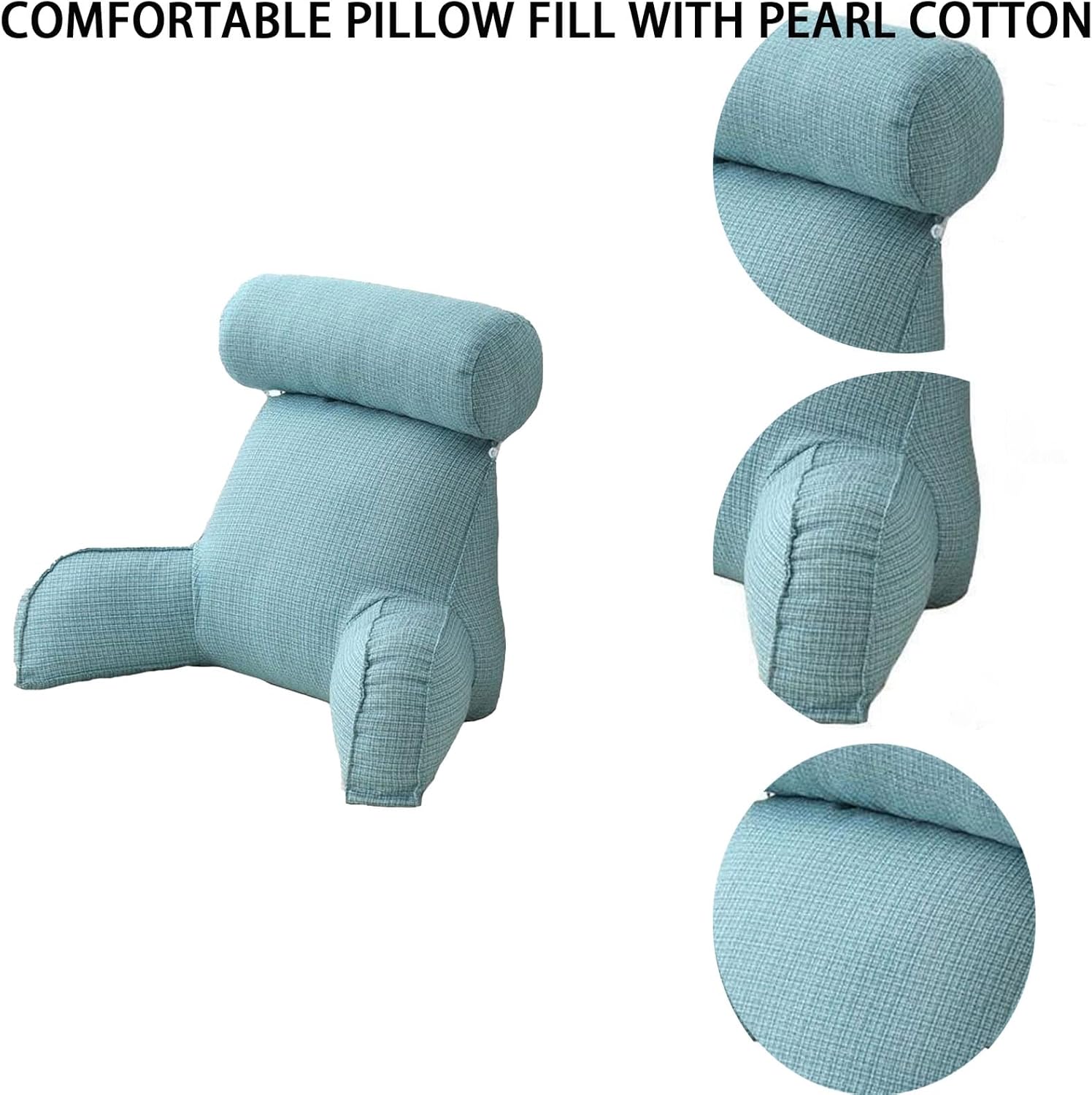 Comfort Lumbar Support Cushion,Reading Pillow for Bed,Ergonomic Back Rest Cushion with Dual Adjustable Straps and Breathable Mesh Cover Chair Pillow for Office Chair,Car Seat