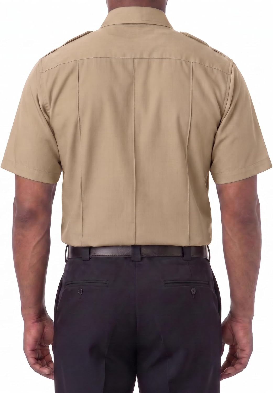 First Class 100% Polyester Short & Long Sleeve Zippered Uniform Shirt 4 Pocket Hidden, Law Enforcement BDU Zipper Closure.