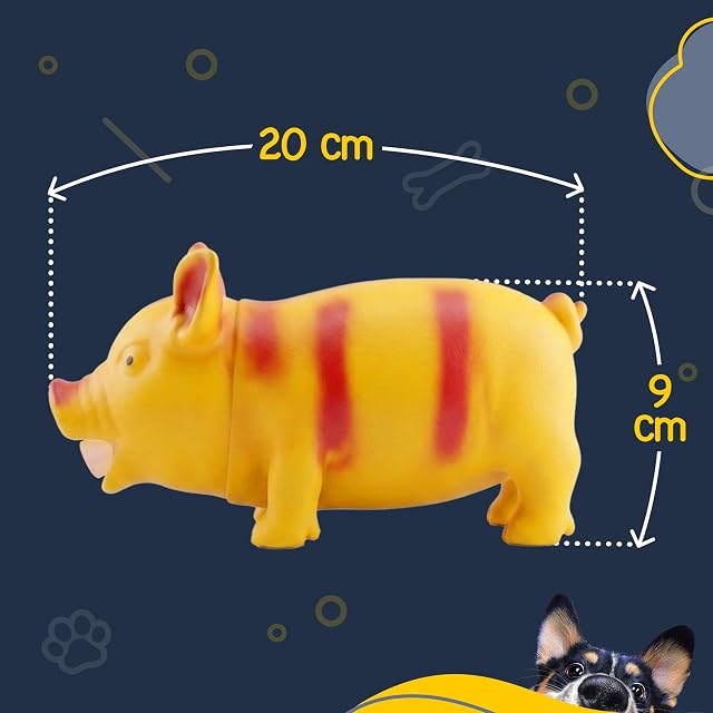 Foto 2 de 6 de Fancy Pets Juguete Cerdo para Perros de Goma con Sonido 20 cm