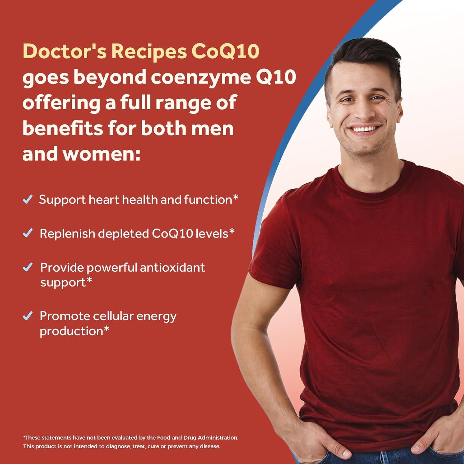 Doctor's Recipes CoQ10 200mg Per Serving, High Absorption Coenzyme Q10 Supplement with Olive Oil, Heart & Vascular Health, Energy Production & Antioxidant Support, 4 Month Supply, 240 Softgels - Image 3