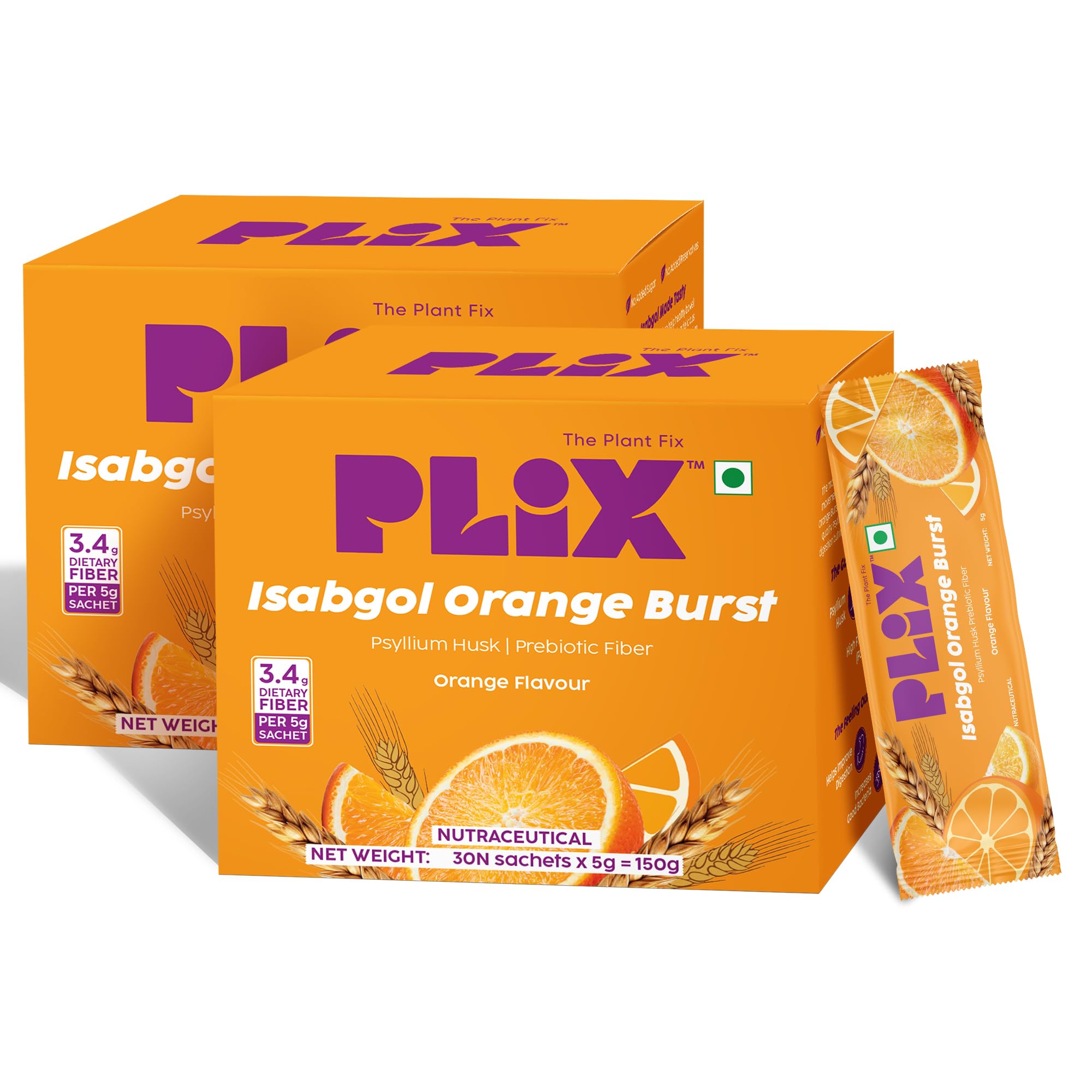 PLIX - THE PLANT FIX Isabgol Orange Burst| Improve Digestive Health And Gut Cleanse| Psyllium Husk Powder| No Added Preservatives OR Sugar| 60 Days Serving (B0CSN5G9XZ) Amazon Price History, Amazon Price Tracker