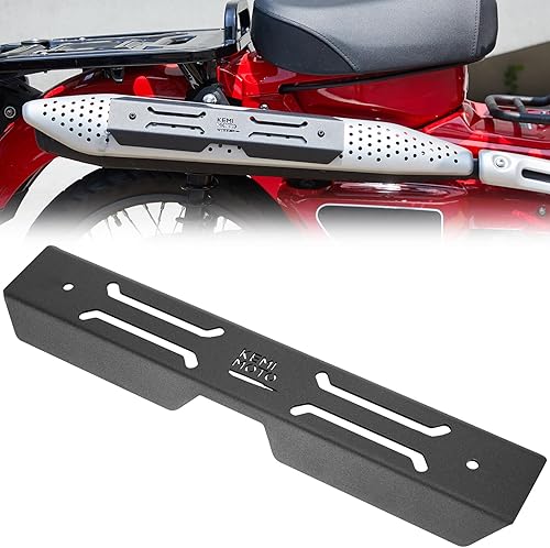 KEMIMOTO Cubierta de protección térmica de escape de metal compatible con CT125 Trail 125 Hunter Cub 2021 2022 2023 2024, cubierta protectora de disponible en Yaxa Peru