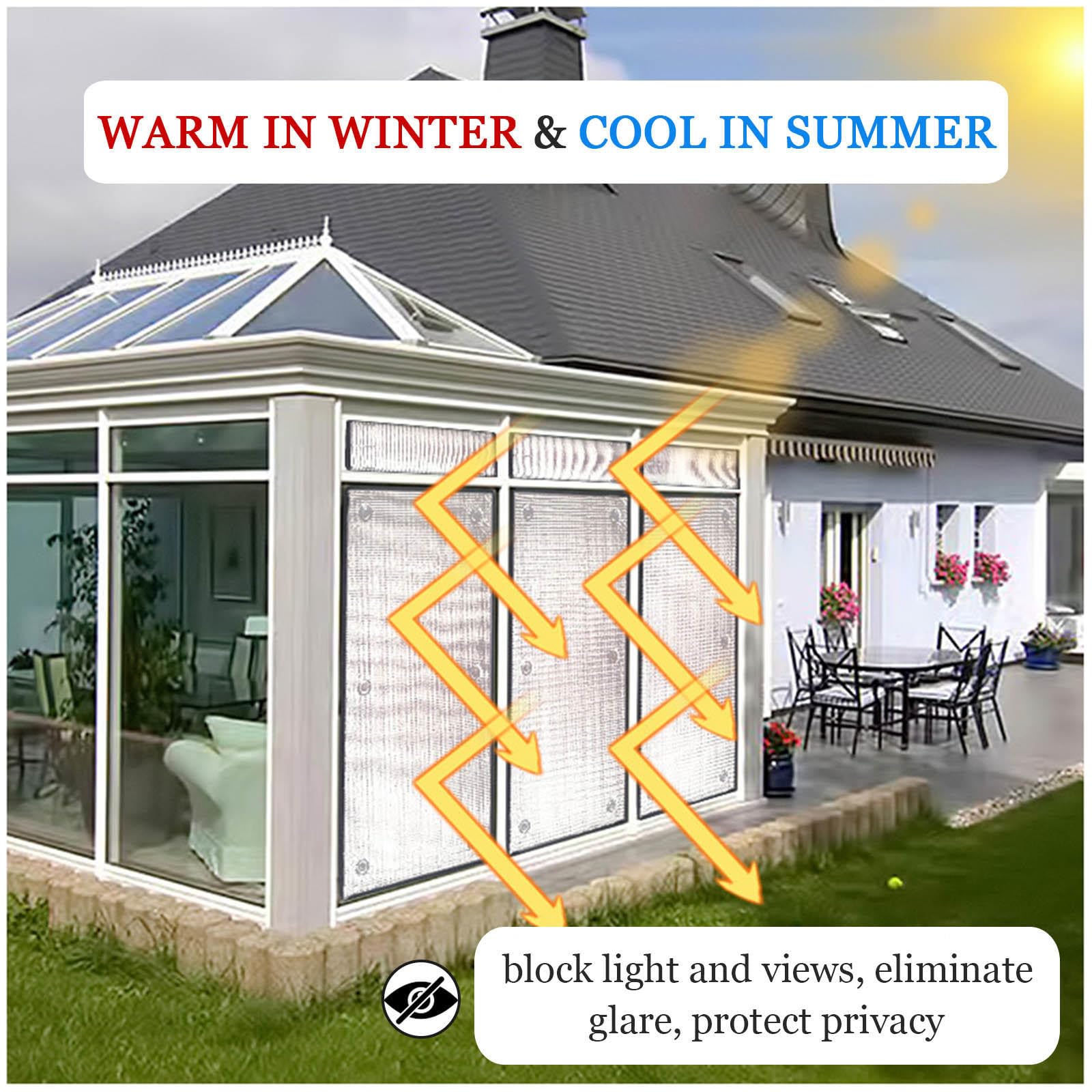 Folia aluminiowa przyciemniająca folia okienna, folia termoizolacyjna, ochrona przed słońcem, ochrona przed promieniowaniem UV, z przyssawkami, odblaskowa folia maskująca do szklanych drzwi, okien