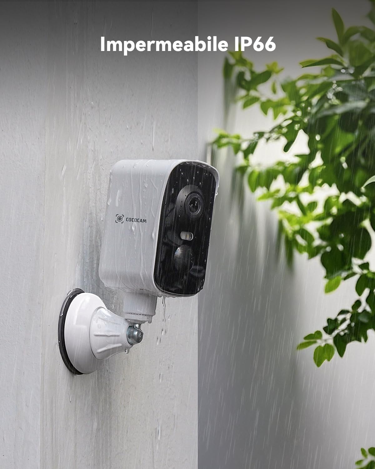 COCOCAM Portatile Magnetica 4G Telecamera con SIM Senza Fili Esterno/Interno 2K per RV/Campeggio/Viaggio, 300°Pan, 10000Ahm Batteria, PIR&AI Rilevamento Umano, Scheda SIM Integrata (NO WIFI)